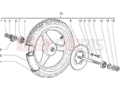 PIAGGIO Front wheel (disk brake version)