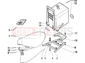 PIAGGIO Saddle-Rear carrier