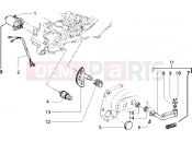 PIAGGIO Starting motor-starter lever