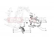 Central stand-Side stand - Piaggio Hexagon GT