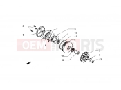 Driving pulley - Piaggio Hexagon GT