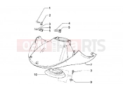 Front mudguard - Piaggio Hexagon GT