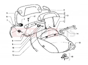 Saddle - Piaggio Hexagon GT