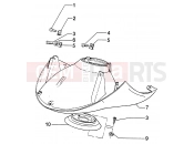 PIAGGIO Hexagon GT250 Front mudguard