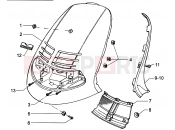 PIAGGIO Hexagon GT250 Front shield