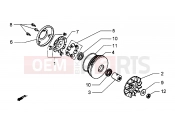 PIAGGIO Hexagon GT250 Half-pulley assy., driving