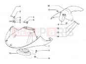 PIAGGIO Front mudguard-Rear mudguard