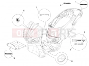Plates - Emblems - Piaggio Liberty elettrico PPT (E) 2014