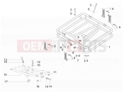 Rear luggage rack - Piaggio Liberty elettrico PPT (E) 2014