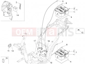 Remote control switches - Battery - Horn - Piaggio Liberty elettrico PPT (E) 2014