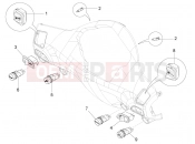 Selectors - Switches - Buttons - Piaggio Liberty elettrico PPT (E) 2014