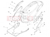 Side cover - Spoiler - Piaggio Liberty elettrico PPT (E) 2015