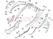 PIAGGIO MP3 125 Side cover - Spoiler
