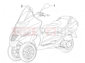 PIAGGIO MP3 125 tükör