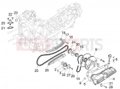 PIAGGIO MP3 250 Oil pump