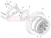 PIAGGIO MP3 250 Rear wheel