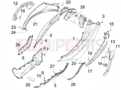 PIAGGIO MP3 250 ie LT Side cover - Spoiler