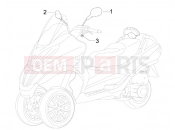 PIAGGIO MP3 250 ie MIC Driving mirror/s