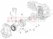 Flywheel magneto - Piaggio MP3 300 YOUrban ERL 2011