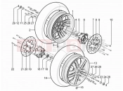 Front wheel - Piaggio MP3 300 YOUrban ERL 2011