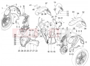 Wheel huosing - Mudguard - Piaggio MP3 300 YOUrban ERL 2011