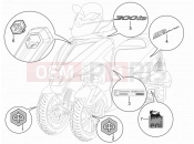 PIAGGIO MP3 300 YOUrban ERL Plates - Emblems