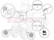 Plates - Emblems - Piaggio MP3 300 YOUrban LT ERL 2011
