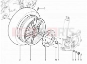 Rear wheel - Piaggio MP3 300 YOUrban LT ERL 2012
