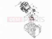 Throttle body - Injector - Induction joint - Piaggio MP3 300 YOUrban LT ERL 2012