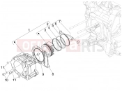 PIAGGIO MP3 300 YOUrban LT ERL Cylinder-piston-wrist pin unit