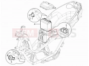 Remote control switches - Battery - Horn - Piaggio MP3 300 YOUrban LT ERL 2016