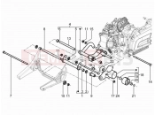Swinging arm - Piaggio MP3 300 YOUrban LT ERL 2016