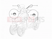 PIAGGIO MP3 300 YOUrban LT RL - Sport Driving mirror/s