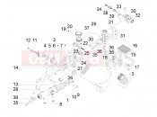 Control pedals - Levers - Piaggio MP3 300 YOUrban LT RL - Sport 2019