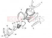 PIAGGIO MP3 400 RL Touring Front shield