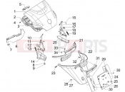 PIAGGIO MP3 400 RL Touring Rear cover - Splash guard