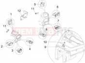 PIAGGIO MP3 500 (USA) Selectors - Switches - Buttons