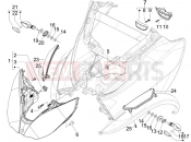PIAGGIO MP3 500 LT Sport - Business első lámpa - irányjelző