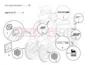 PIAGGIO MP3 500 LT Sport - Business Plates - Emblems