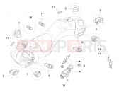 PIAGGIO MP3 500 LT Sport - Business Selectors - Switches - Buttons