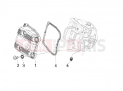 Cylinder head cover - Piaggio MP3 500 LT Sport - Business 2012