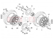 Front wheel - Piaggio MP3 500 LT Sport - Business 2012