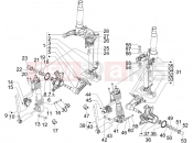 Fork's components (Mingxing) - Piaggio MP3 500 Sport (USA) 2010