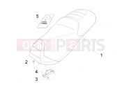 Saddle/seats - Piaggio MP3 500 Sport (USA) 2010