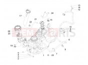 Benzin tank - Piaggio MP3 500 Sport (USA) 2012