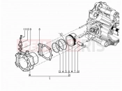 Cylinder-piston-wrist pin unit - Piaggio MP3 500 Sport Business ABS (USA) 2016