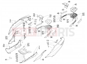 Side cover - Spoiler - Piaggio MP3 500 Sport Business ABS (USA) 2016
