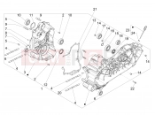 Crankcase - Piaggio MP3 500 Sport Business ABS (USA) 2018
