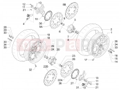 Front wheel - Piaggio MP3 500 Sport Business ABS (USA) 2018