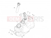 Fuel tank - Piaggio MP3 500 Sport Business ABS (USA) 2018